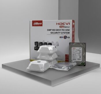 سيستم كاميرات داهوا ٢ ميكا ملون + صوت